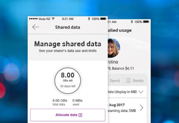 Manage shared data