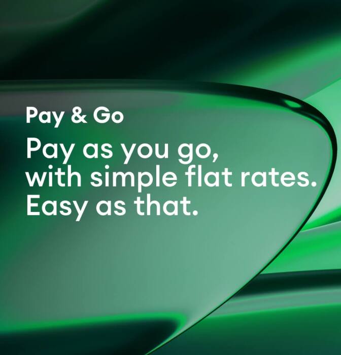 Pay as you go prepay plan with simple flat rates.