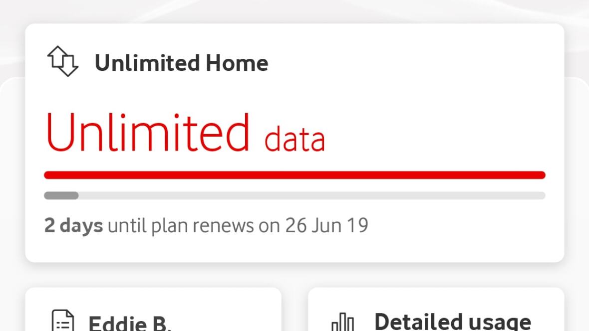 Unlimited Data home