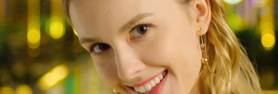 Woman's selfie in a portrait mode