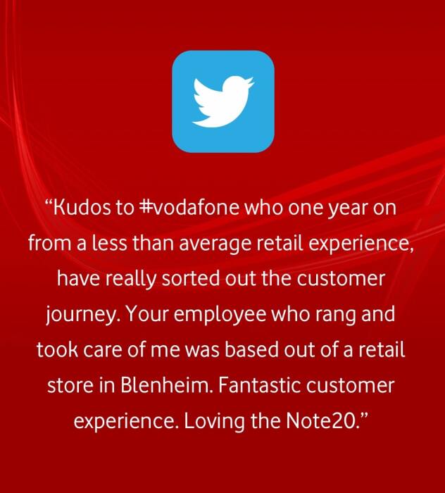 Kudos to #vodafone