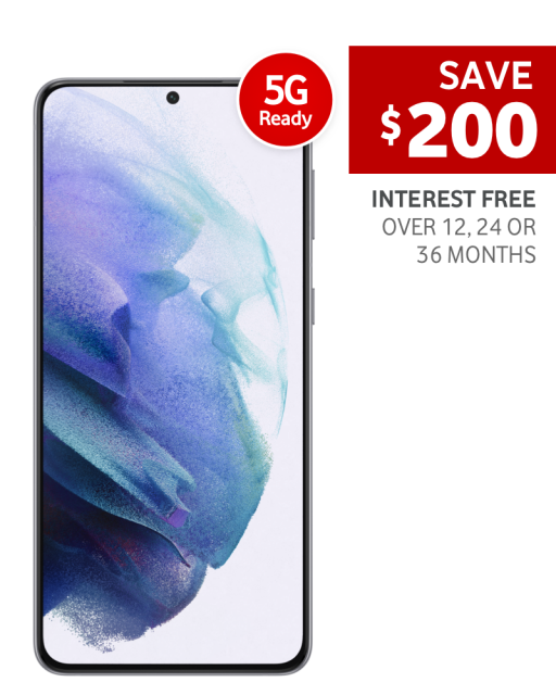 Galaxy S21+ 5G
Save $200 Interest Free over 12, 24 or 26 months