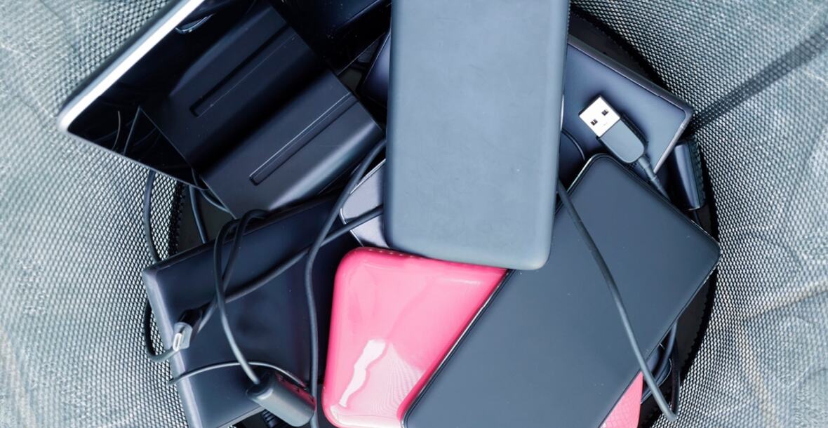 Photo of old mobile phones