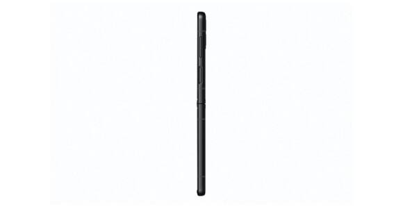 Side profile of the Galaxy Zflip3 unfolded