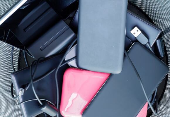 Photo of old mobile phones