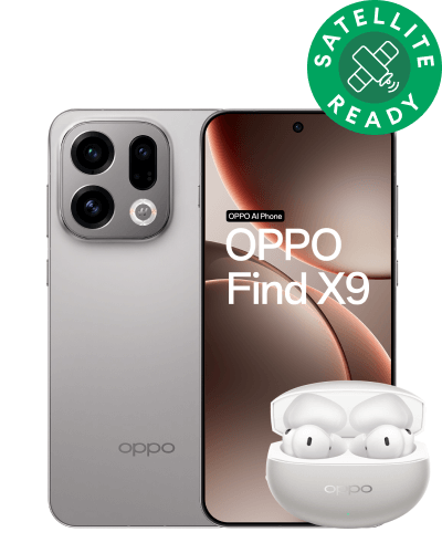 OPPO Find X9 and OPPO Enco X3 earbuds