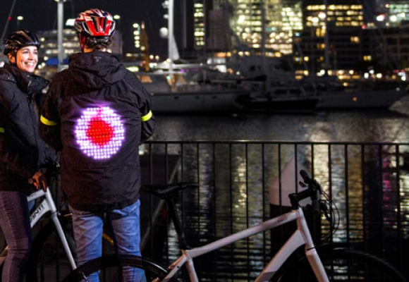 Vodafone Smart Jacket shines a light on bike safety