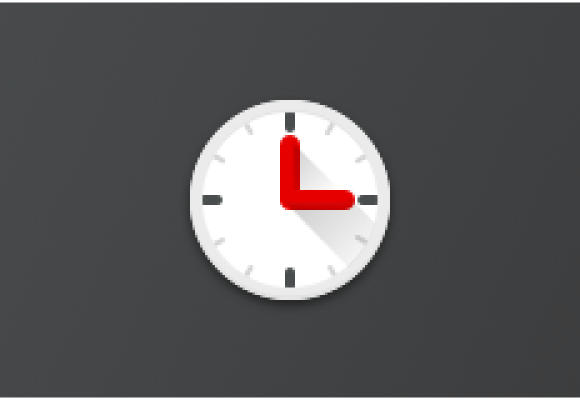 mobile addons additional mins clock graphic