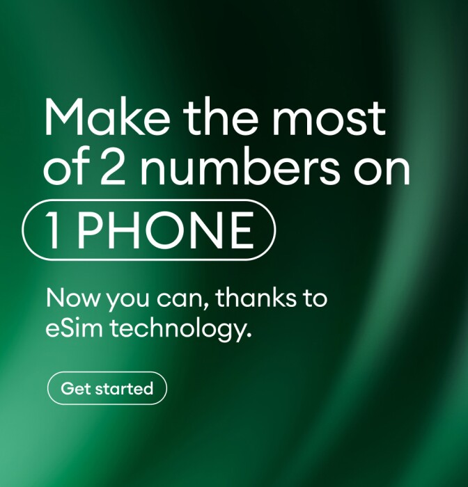 eSIM - Make the most of 2 numbers on 1 phone