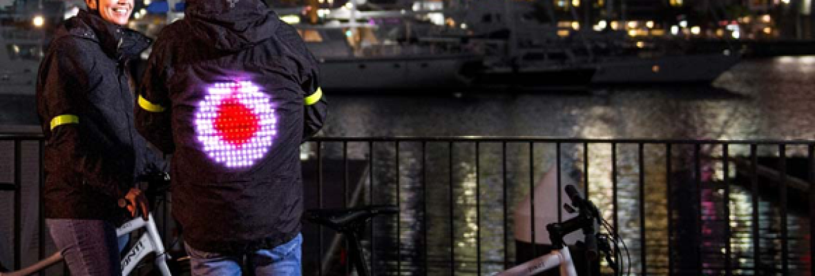 Vodafone Smart Jacket shines a light on bike safety