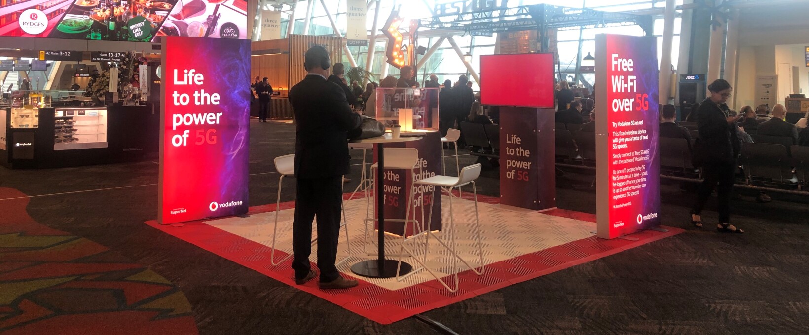 New Vodafone 5G @ WLG Airport
