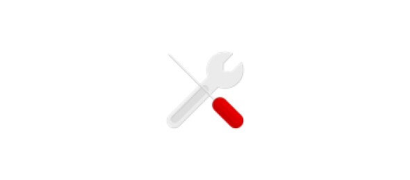 Icon of a screwdriver and wrench